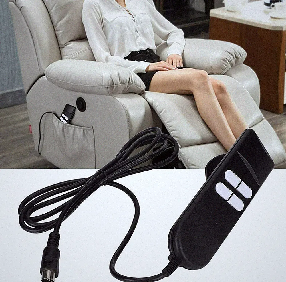 4 Button,5 pin Tranquil ease okin Remote Hand Control for Recliner or Lift Chair
