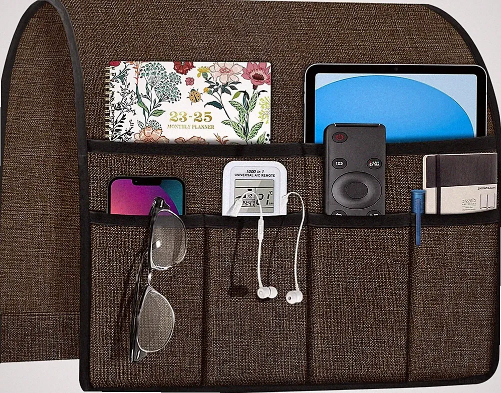 Armchair Caddy for Couch Remote Control Holder Recliner Armrest Organizer Non Sl