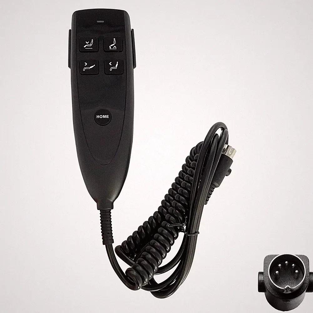 Lift Chair 5 Button 5 Pin Remote Handset with Home Button for Power Recliners