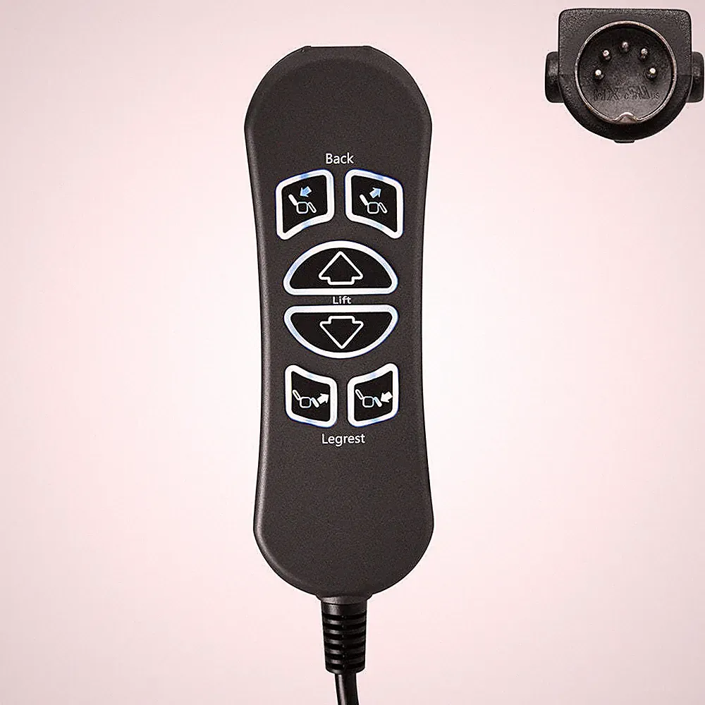 Mulin MLSK89-A2 Recliner Lift Chair 6 Button 5 Pin Remote W/USB Port & Backlit
