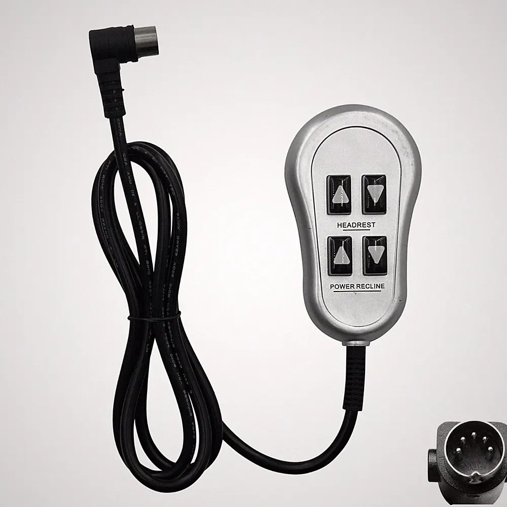 Power Recliner 4 Button 5 Pin Remote Control Mulin MLSK13-B3 for Sofa Lift Chair