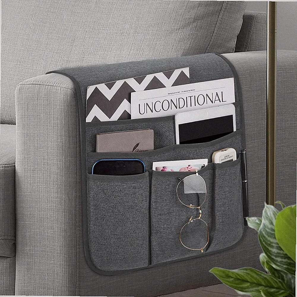 Teniux Remote Control Holder Armchair Caddy for Recliner Couch, Non-Slip Armr...